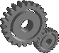 Animated gears.