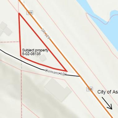 Map of parcel-5-02-08135, Asotin County