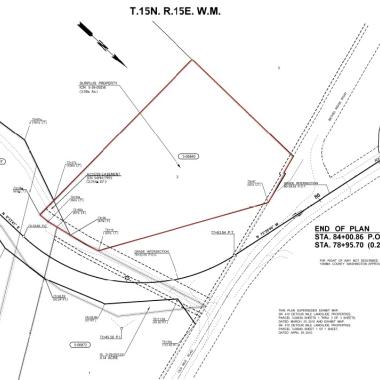 Map of parcel #5-39-09258, Yakima County